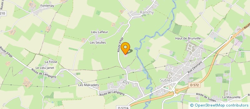 localisation de l'entreprise MONSIEUR THIERRY RUELLE  RANCHY