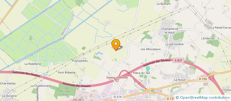 localisation de l'entreprise MONSIEUR THIERRY SABATIER  TONNAY-CHARENTE