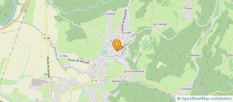 localisation de l'entreprise MONSIEUR THIERRY SABATIER à JUJURIEUX