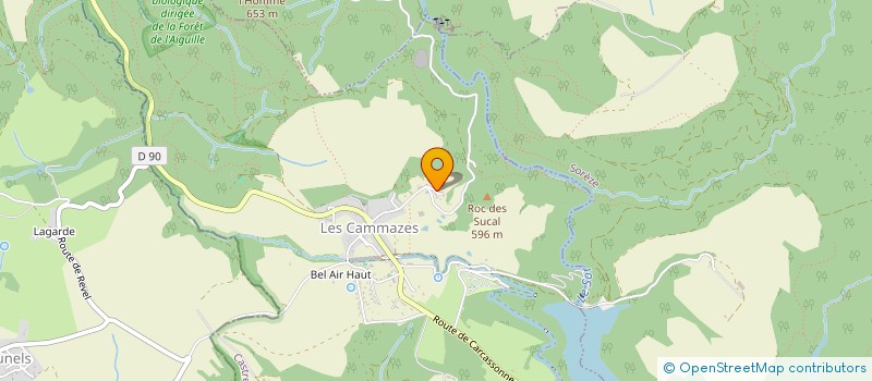 localisation de l'entreprise MONSIEUR THIERRY SACAZE  LES CAMMAZES