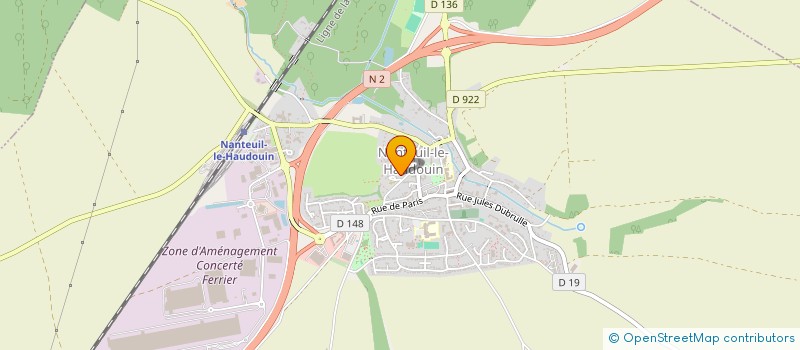 localisation de l'entreprise MONSIEUR THIERRY SACCOW à NANTEUIL-LE-HAUDOUIN