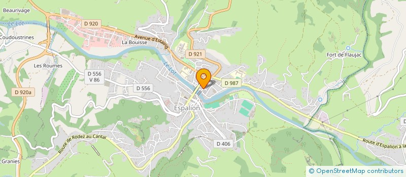 localisation de l'entreprise MONSIEUR THIERRY SAILLAN à ESPALION