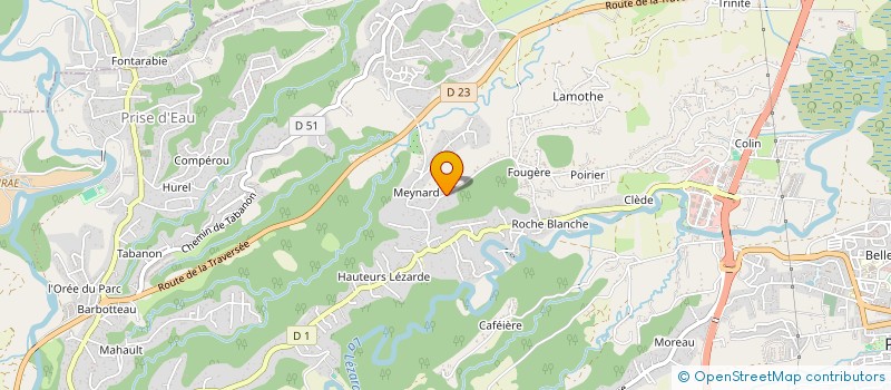 localisation de l'entreprise MONSIEUR THIERRY SAINSILY à PETIT-BOURG