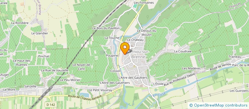 localisation de l'entreprise MONSIEUR THIERRY SAINT-JEAN  VOUVRAY