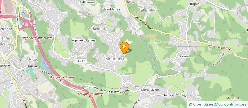 localisation de l'entreprise MONSIEUR THIERRY SAINT-MARTIN à MOUGUERRE