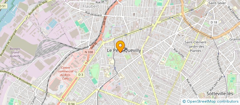 localisation de l'entreprise MONSIEUR THIERRY SAINTE ROSE à LE PETIT-QUEVILLY