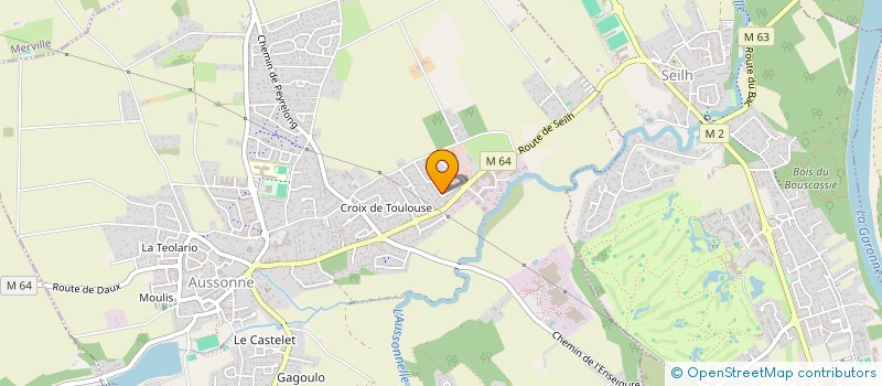localisation de l'entreprise MONSIEUR THIERRY SAINTON à AUSSONNE
