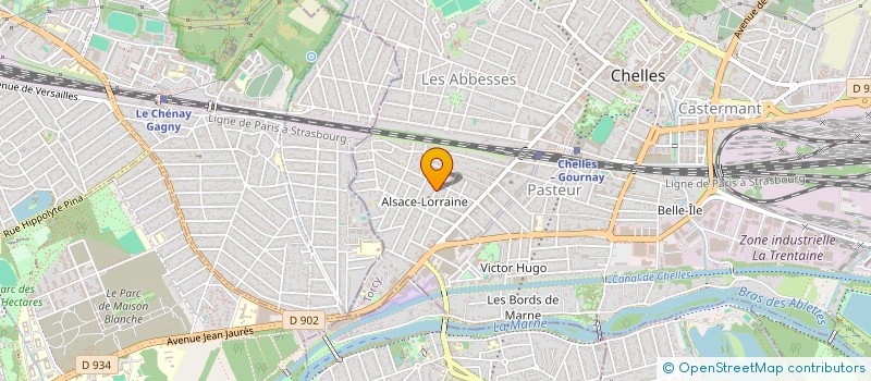 localisation de l'entreprise MONSIEUR THIERRY SALIBUR à CHELLES