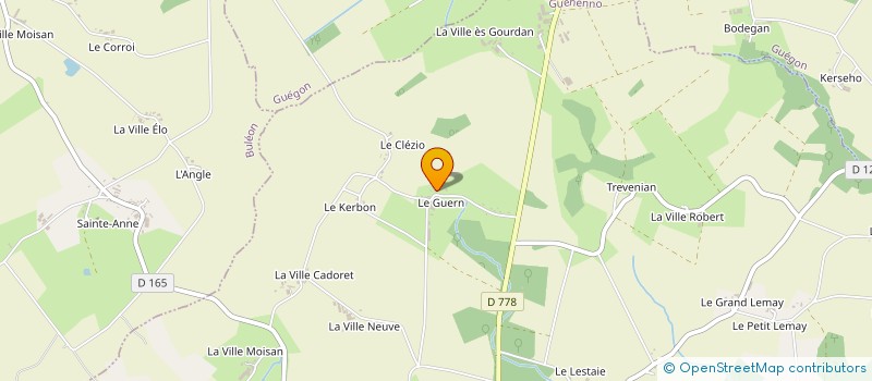 localisation de l'entreprise MONSIEUR THIERRY SALIOU  GUEHENNO