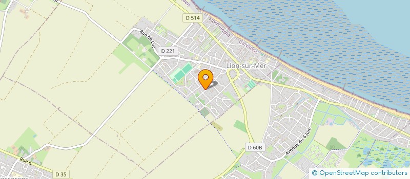 localisation de l'entreprise MONSIEUR THIERRY SALOMON  LION-SUR-MER