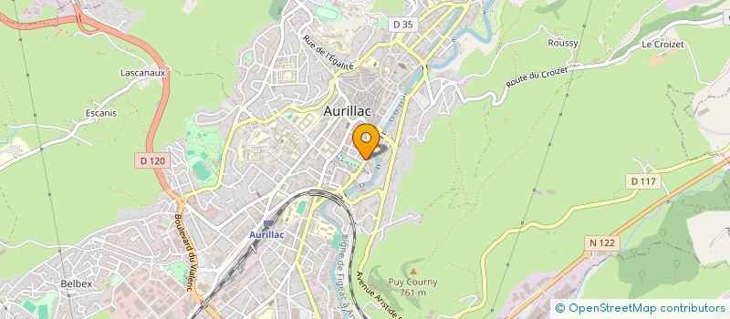localisation de l'entreprise MONSIEUR THIERRY SALVAGE à AURILLAC