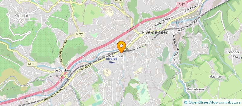 localisation de l'entreprise MONSIEUR THIERRY SALZILLO à RIVE-DE-GIER
