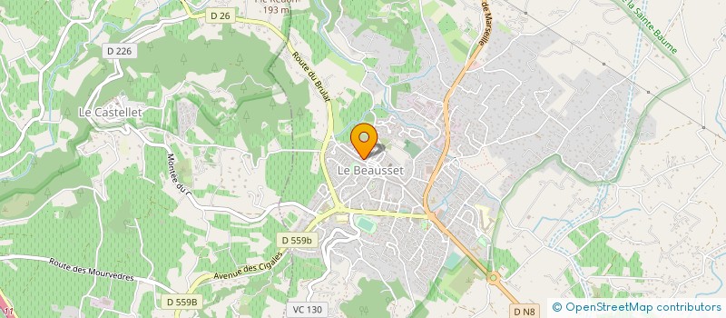 localisation de l'entreprise MONSIEUR THIERRY SAN-CARLOS à LE BEAUSSET