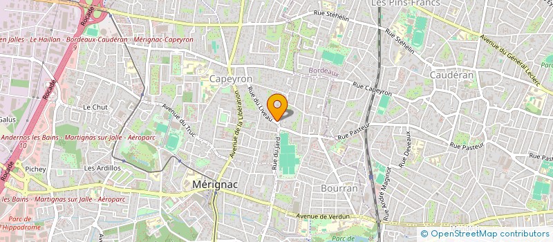 localisation de l'entreprise MONSIEUR THIERRY SANCHEZ à MERIGNAC