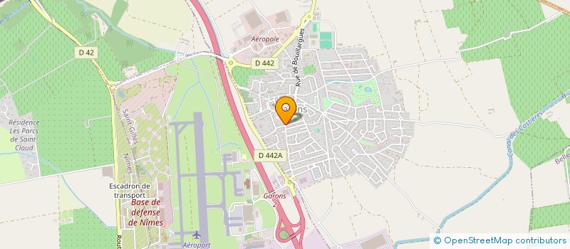 localisation de l'entreprise MONSIEUR THIERRY SANCHEZ  GARONS