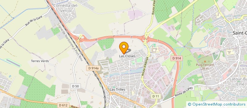 localisation de l'entreprise MONSIEUR THIERRY SANCHEZ à ELNE