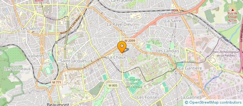 localisation de l'entreprise MONSIEUR THIERRY SANDRART  CLERMONT-FERRAND