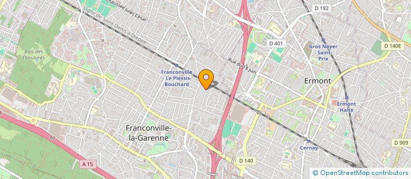localisation de l'entreprise MONSIEUR THIERRY SANS  FRANCONVILLE LA GARENNE