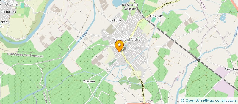 localisation de l'entreprise MONSIEUR THIERRY SANSON  PALAU-DEL-VIDRE