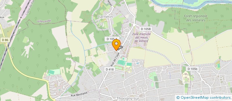 localisation de l'entreprise MONSIEUR THIERRY SANTOIRE  THORIGNY-SUR-MARNE