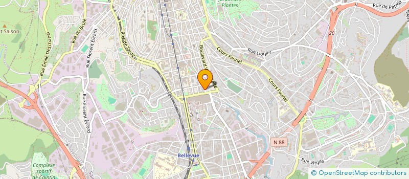 localisation de l'entreprise MONSIEUR THIERRY SARAGONI  SAINT-ETIENNE