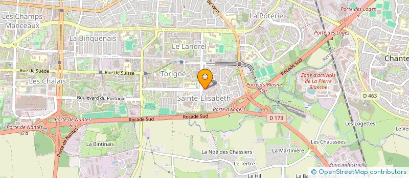 localisation de l'entreprise MONSIEUR THIERRY SARRAZIN à RENNES