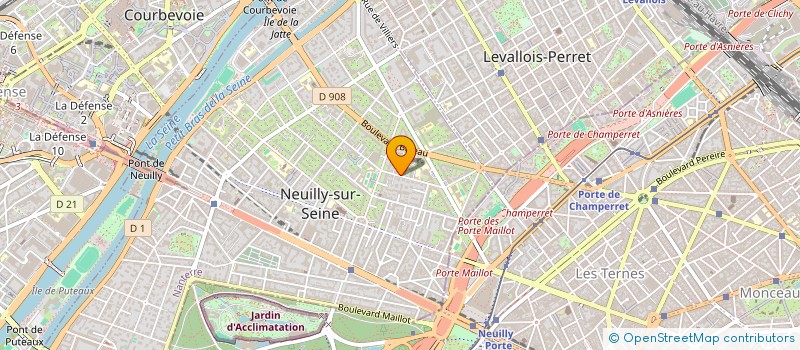 localisation de l'entreprise MONSIEUR THIERRY SASPORTES à NEUILLY-SUR-SEINE