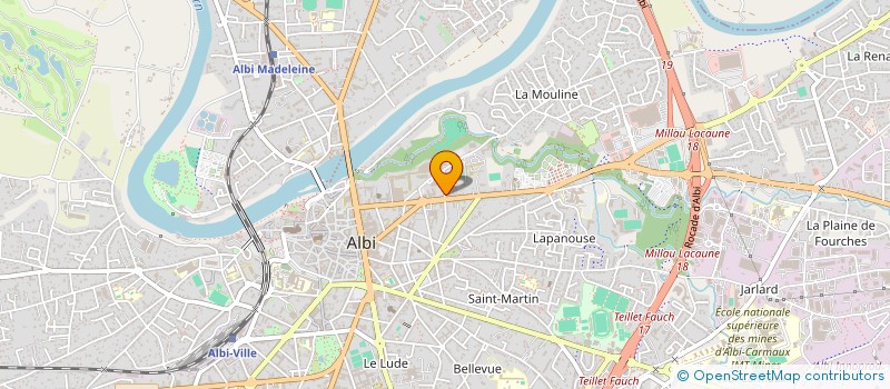 localisation de l'entreprise MONSIEUR THIERRY SAUBESTY à ALBI