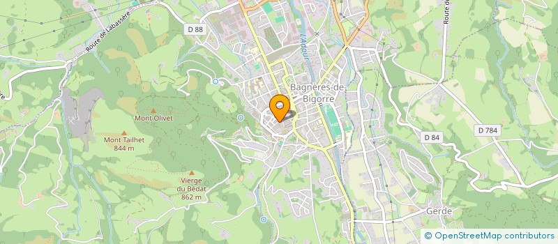 localisation de l'entreprise MONSIEUR THIERRY SAUVAGE  BAGNERES-DE-BIGORRE