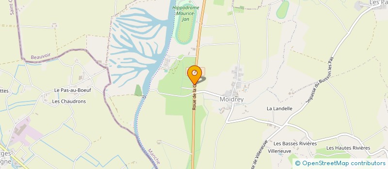 localisation de l'entreprise MONSIEUR THIERRY SAUVAGET  BEAUVOIR