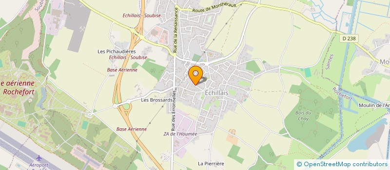 localisation de l'entreprise MONSIEUR THIERRY SAUVAGET à ECHILLAIS