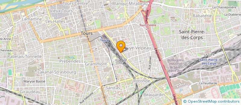 localisation de l'entreprise MONSIEUR THIERRY SAVAIN  TOURS