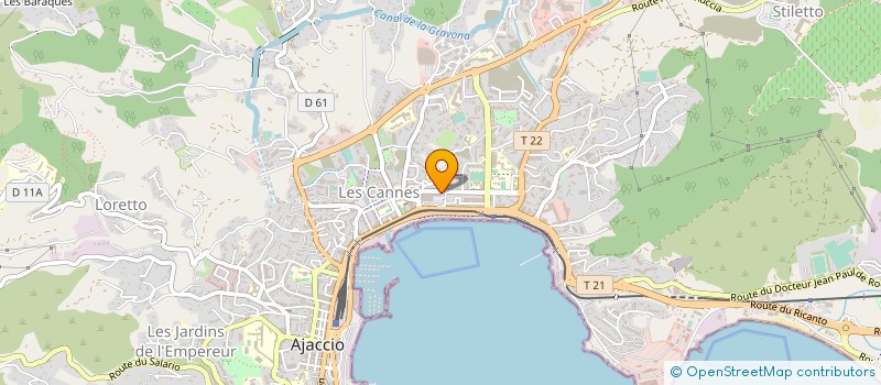 localisation de l'entreprise MONSIEUR THIERRY SCARBONCHI à AJACCIO