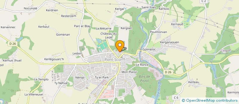 localisation de l'entreprise MONSIEUR THIERRY SCARDIN  PONT-SCORFF