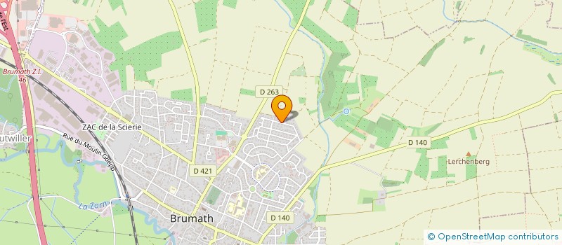 localisation de l'entreprise MONSIEUR THIERRY SCHALL  BRUMATH