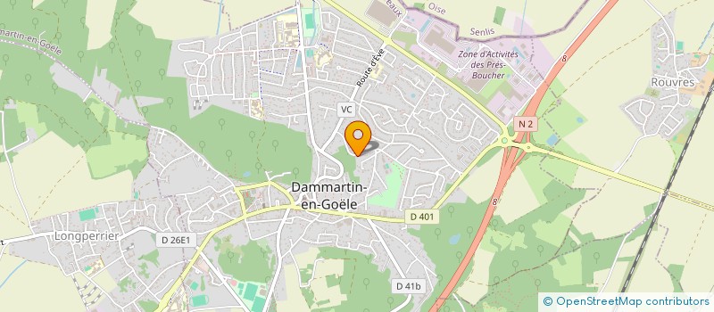 localisation de l'entreprise MONSIEUR THIERRY SCHEERLINCK à DAMMARTIN-EN-GOELE