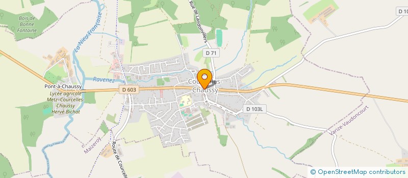 localisation de l'entreprise MONSIEUR THIERRY SCHELLENBERGER  COURCELLES-CHAUSSY