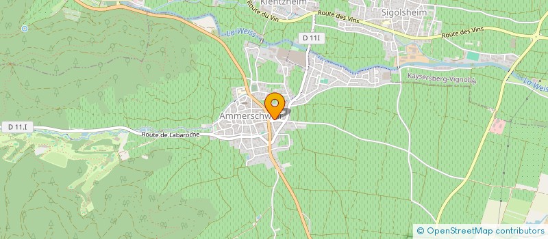 localisation de l'entreprise MONSIEUR THIERRY SCHERRER  AMMERSCHWIHR