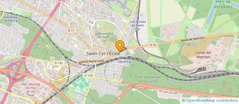 localisation de l'entreprise MONSIEUR THIERRY SCHEUR  SAINT-CYR-L'ECOLE