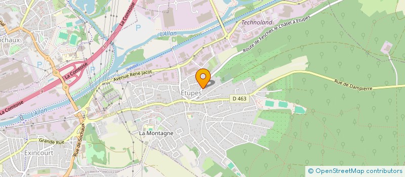 localisation de l'entreprise MONSIEUR THIERRY SCHLEY  ETUPES