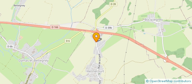 localisation de l'entreprise MONSIEUR THIERRY SCHMITT  HENNECOURT