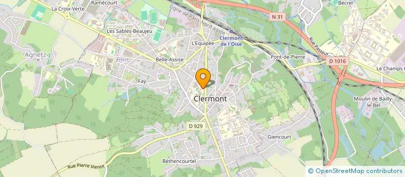 localisation de l'entreprise MONSIEUR THIERRY SCHMITZ  CLERMONT