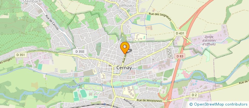 localisation de l'entreprise MONSIEUR THIERRY SCHNEBELEN  UFFHOLTZ