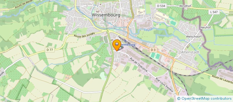 localisation de l'entreprise MONSIEUR THIERRY SCHNEIDER  WISSEMBOURG