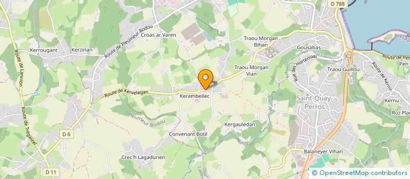 localisation de l'entreprise MONSIEUR THIERRY SCHNEPF  PERROS-GUIREC