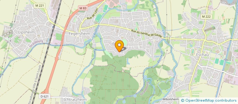localisation de l'entreprise MONSIEUR THIERRY SCHULTZ  FEGERSHEIM