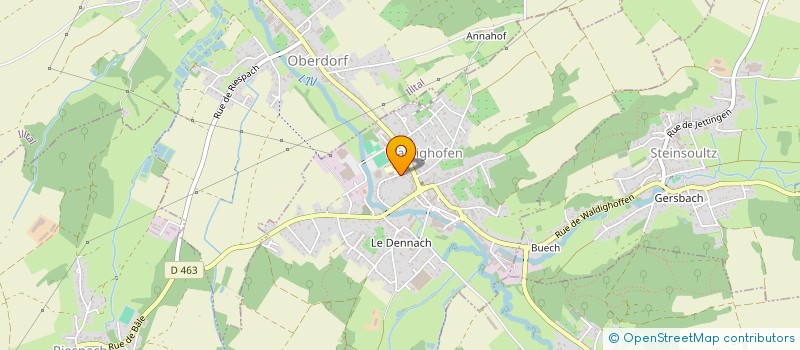 localisation de l'entreprise MONSIEUR THIERRY SCHUR  WALDIGHOFEN