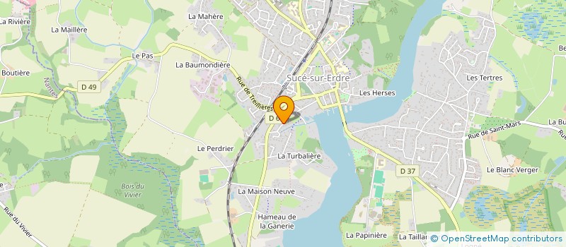 localisation de l'entreprise MONSIEUR THIERRY SCOZZESI  SUCE-SUR-ERDRE