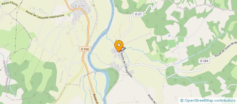 localisation de l'entreprise MONSIEUR THIERRY SEBASTIAN à SAUVETERRE DE BEARN
