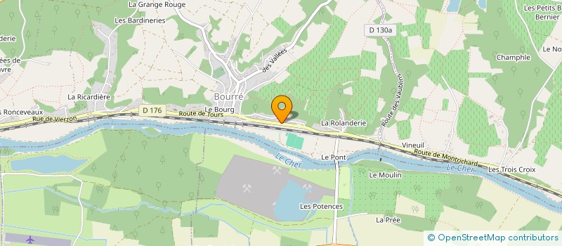 localisation de l'entreprise MONSIEUR THIERRY SEBILLOTTE  MONTRICHARD-VAL-DE-CHER